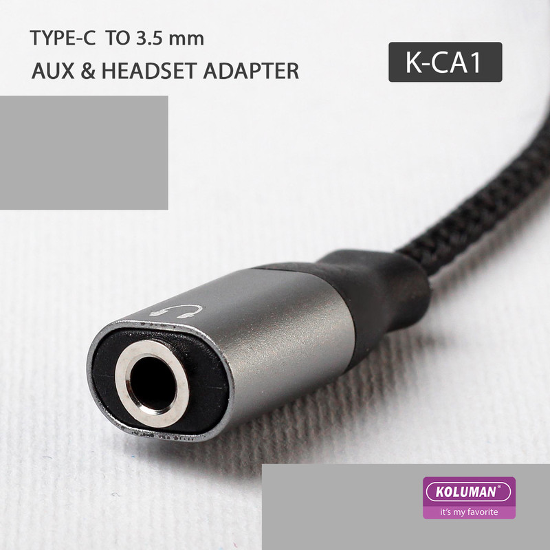 کابل تبدیل USB-C به AUX کلومن مدل K - CA1