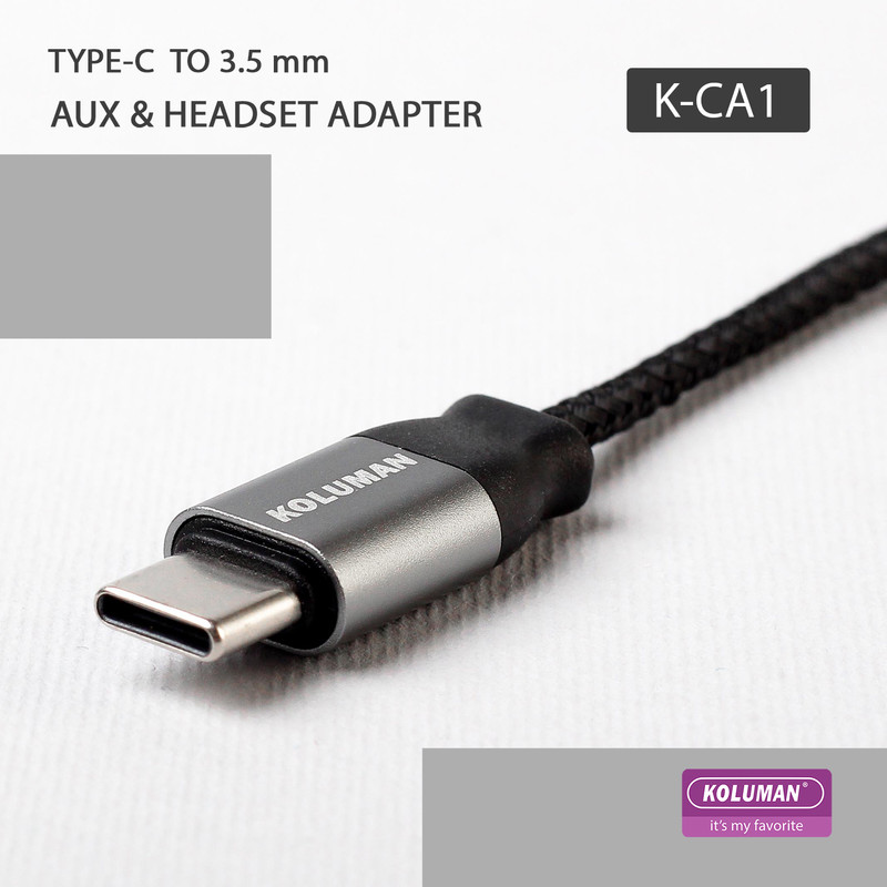 کابل تبدیل USB-C به AUX کلومن مدل K - CA1
