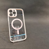 کاور مگ سیف مدل رنگی برای iPhone 13 Pro Max صورتی