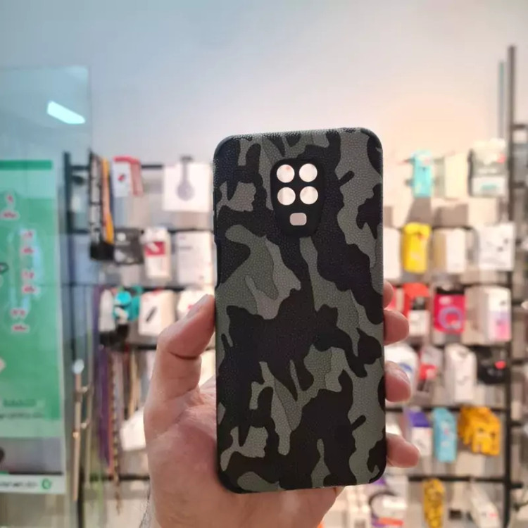 قاب چرمی چیریکی مدل xiaomi note 9s . note 9 pro مشکی