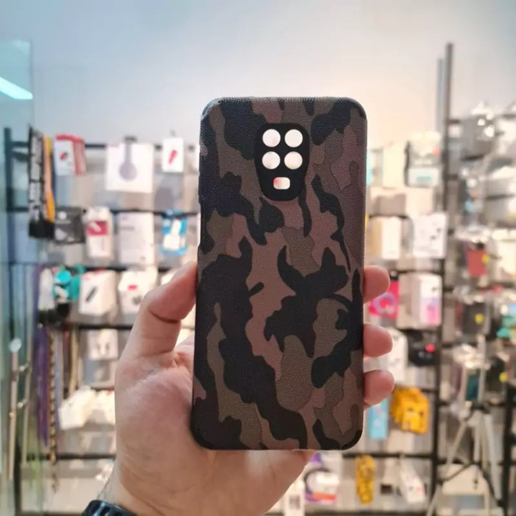 قاب چرمی چیریکی مدل xiaomi note 9s . note 9 pro قهوهای