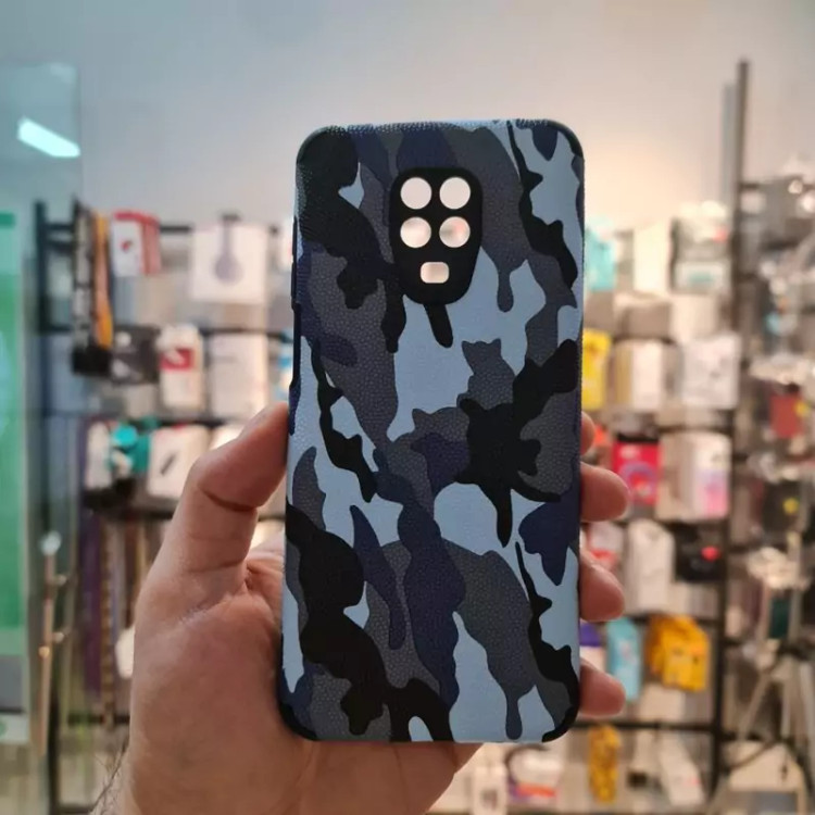 قاب چرمی چیریکی مدل xiaomi note 9s . note 9 pro آبی