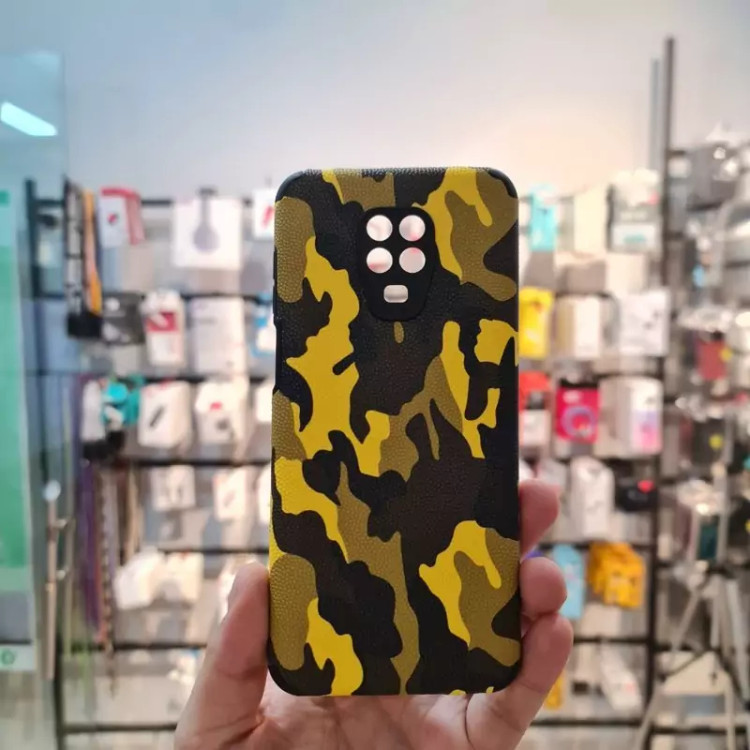 قاب چرمی چیریکی مدل xiaomi note 9s . note 9 pro خردلی