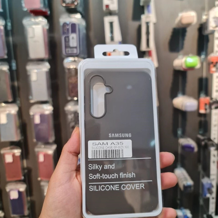 قاب محافظ سیلیکونی گوشی سامسونگ Samsung Galaxy A53 طوسی