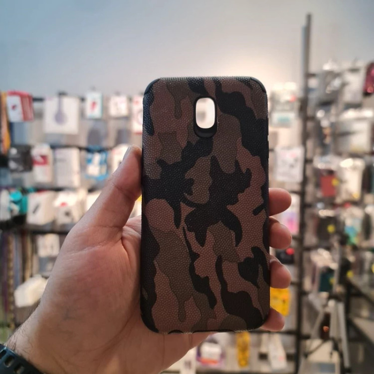 قاب چرمی چیریکی مدل samsung J7 Pro قهوهای