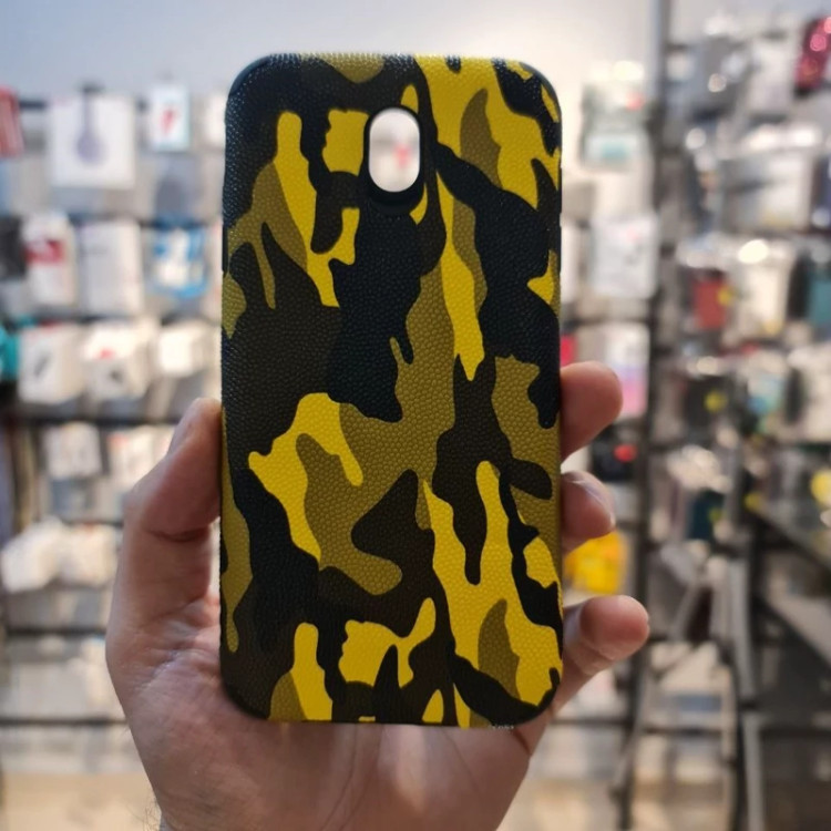 قاب چرمی چیریکی مدل samsung J7 Pro زرد