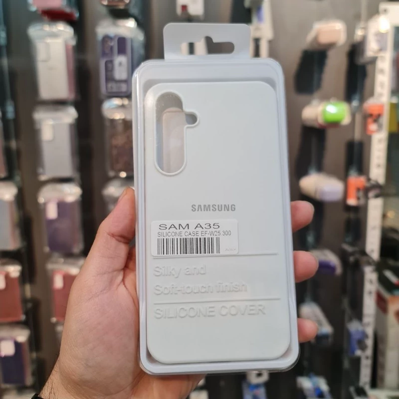 قاب محافظ سیلیکونی گوشی سامسونگ Samsung Galaxy A20 . A30 سفید