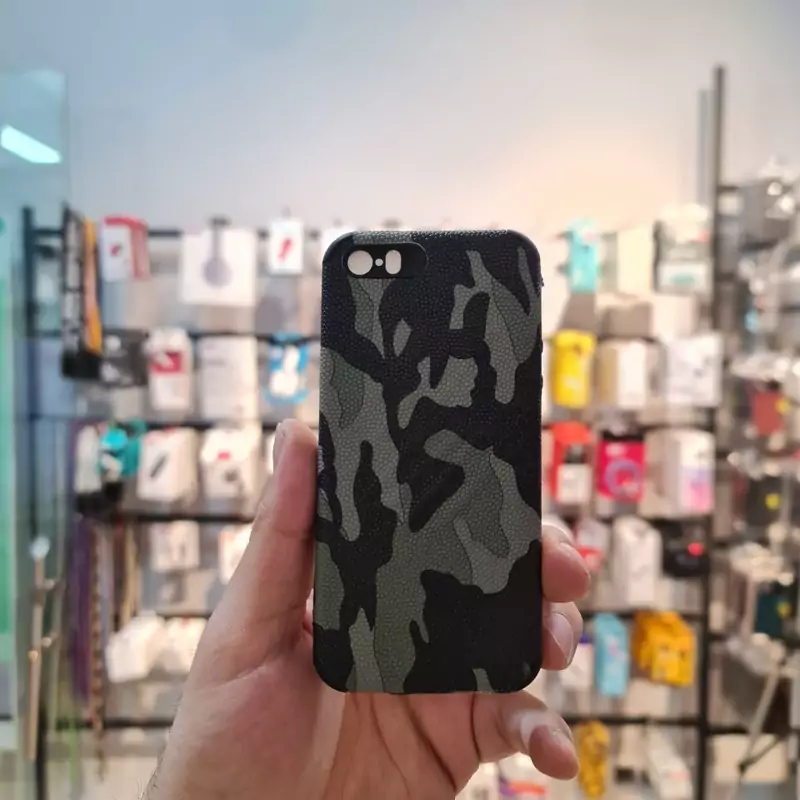 قاب چرمی چیریکی مدل   Iphone 5 . 5s سبز