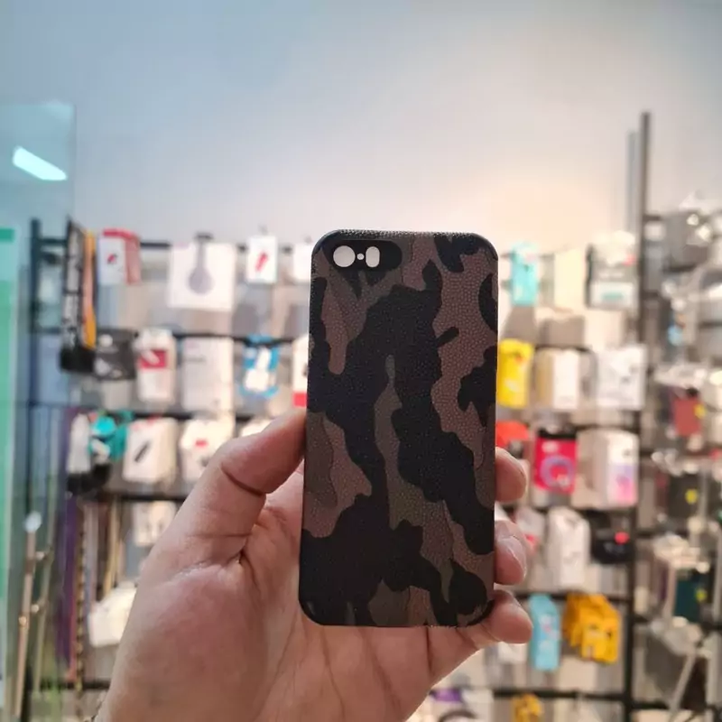 قاب چرمی چیریکی مدل   Iphone 5 . 5s قهوه‌ای
