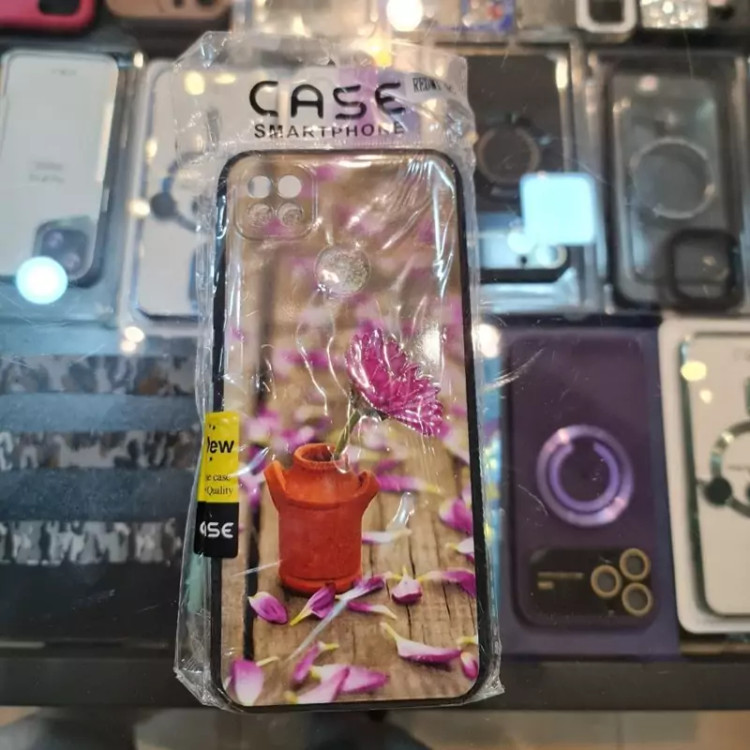 قاب طرحدار شیایومی 9c مدل گل