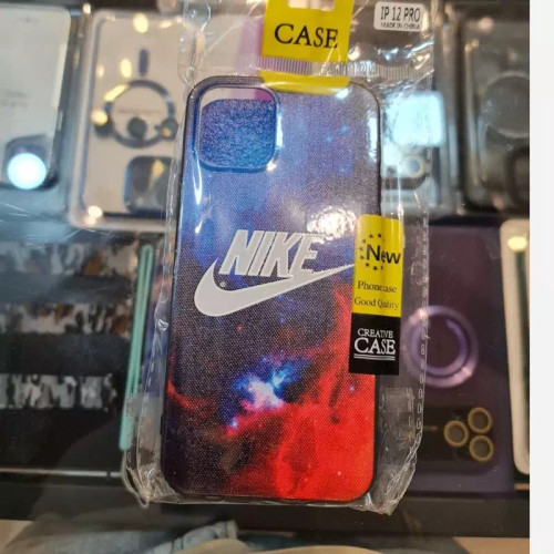 قاب طرحدار آیفون 12 و12pro مدل نایکی