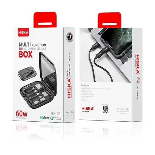 خرید مجموعه لوازم جانبی هیسکا Multi Function Box HR-01 با قیمت مناسب از اکسسوری استور