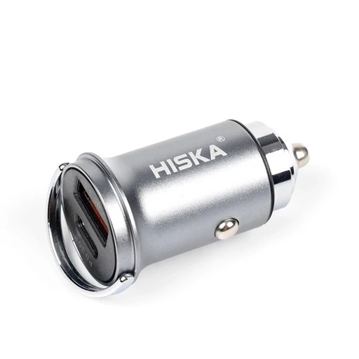 خرید و قیمت شارژر فندکی 63 وات هیسکا مدل HCC-317 از اکسسوری استور با فناوری PD و QC 3.0