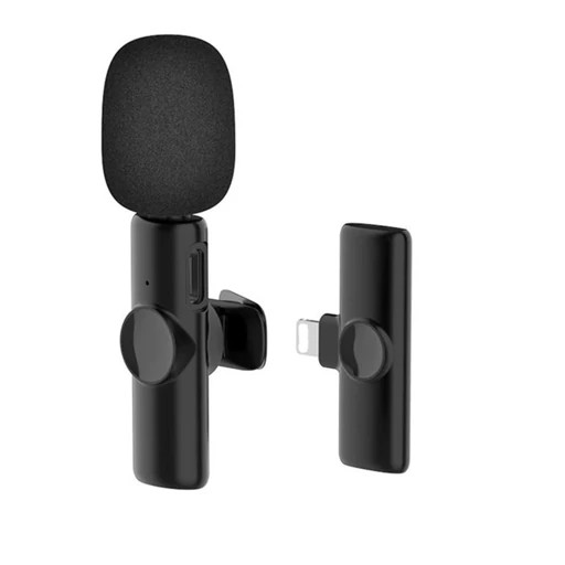 میکروفن بی سیم یقهای K11 Lightning مناسب آیفون و آیپد با اتصال به پورت لایتنینگ