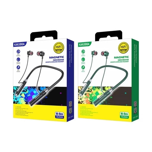 هندزفری بلوتوثی کاکوسیگا مدل KSC-833 با طراحی ارگونومیک و کیس شارژ، موجود در اکسسوری استور.