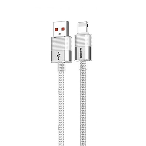 کابل تبدیل USB به لایتنینگ کاکوسیگا مدل KSC-985 با طول 1.2 متر در فروشگاه اکسسوری استور.