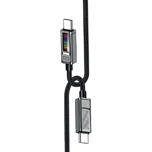 کابل تبدیل USB-C کاکوسیگا مدل KSC-986 با طول 1.2 متر در فروشگاه اکسسوری استور.