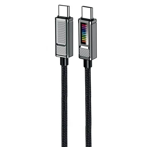 کابل تبدیل USB-C کاکوسیگا مدل KSC-986 با طول 1.2 متر در فروشگاه اکسسوری استور.