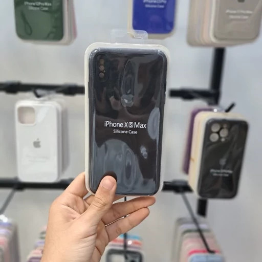 قاب محافظ سیلیکونی گوشی ایفون IP XS MAX