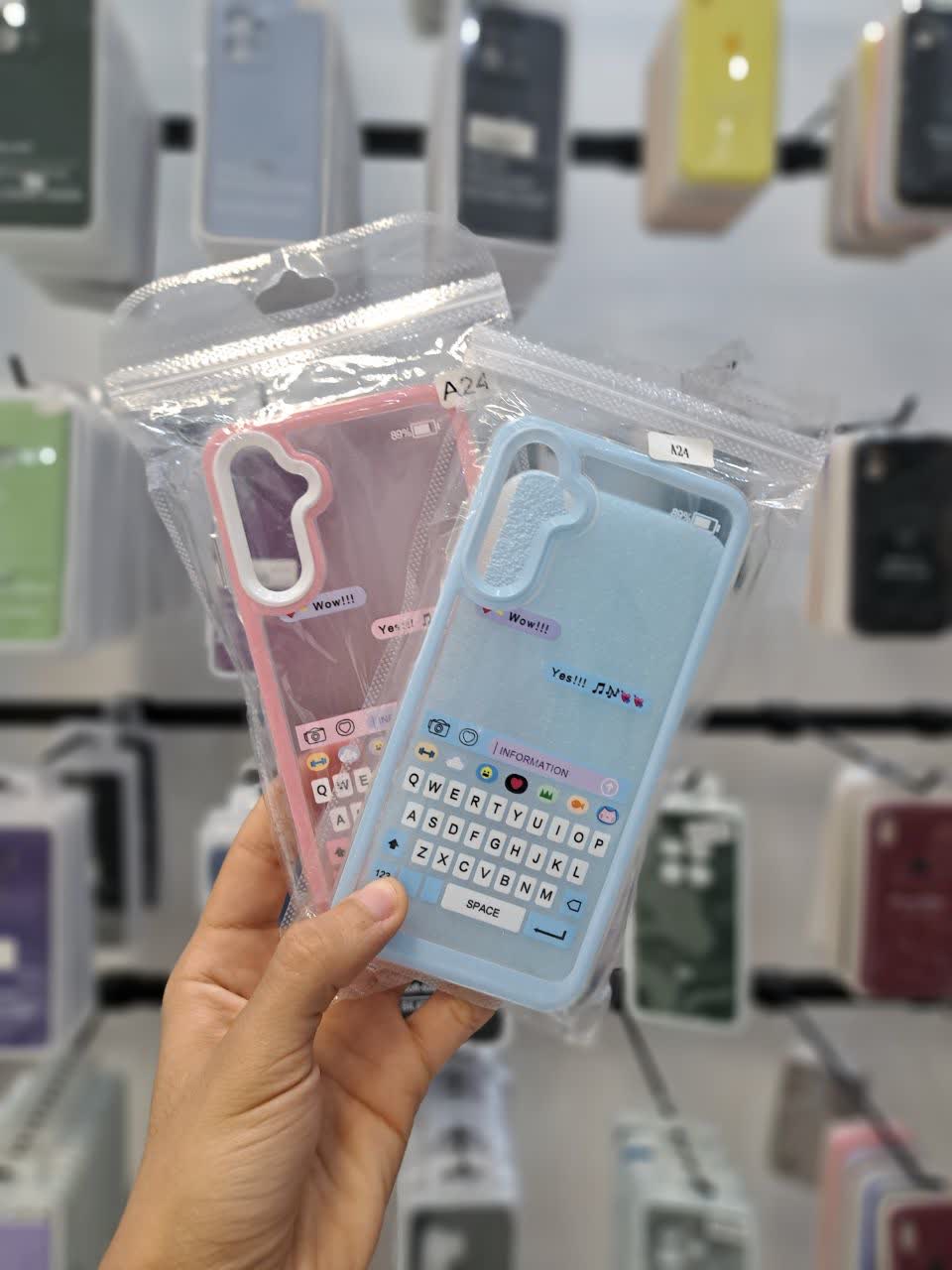 قاب طرح دار گوشی سامسونگ مدل A24