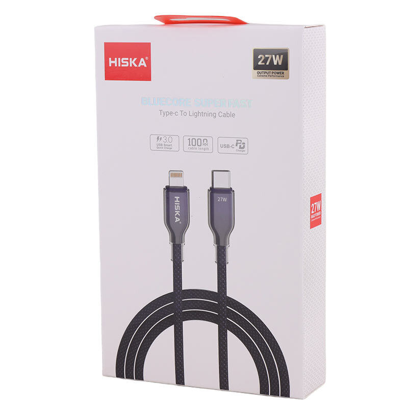 خرید و قیمت کابل تبدیل تایپ سی به لایتنینگ هیسکا LX-911CL از اکسسوری استور