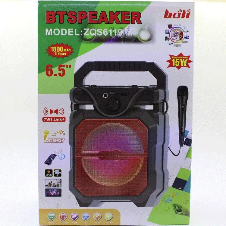 خرید و مشاهده قیمت اسپیکر بلوتوثی Sing-E ZQS6119 در اکسسوری استور