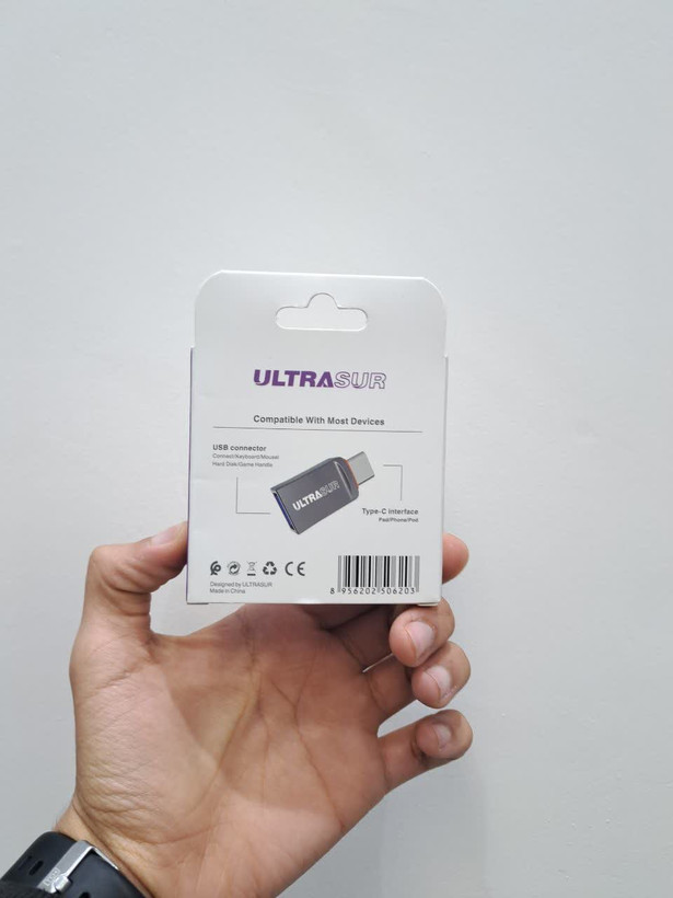 خرید و قیمت مبدل OTG اولتراسور Type C به USB در اکسسوری استور