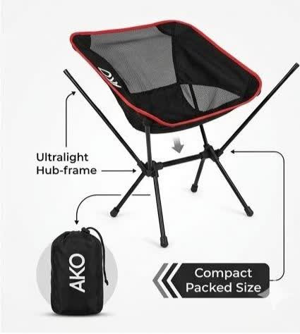 خرید و قیمت صندلی تاشو سفری AKO CHAIR 2 در اکسسوری استور