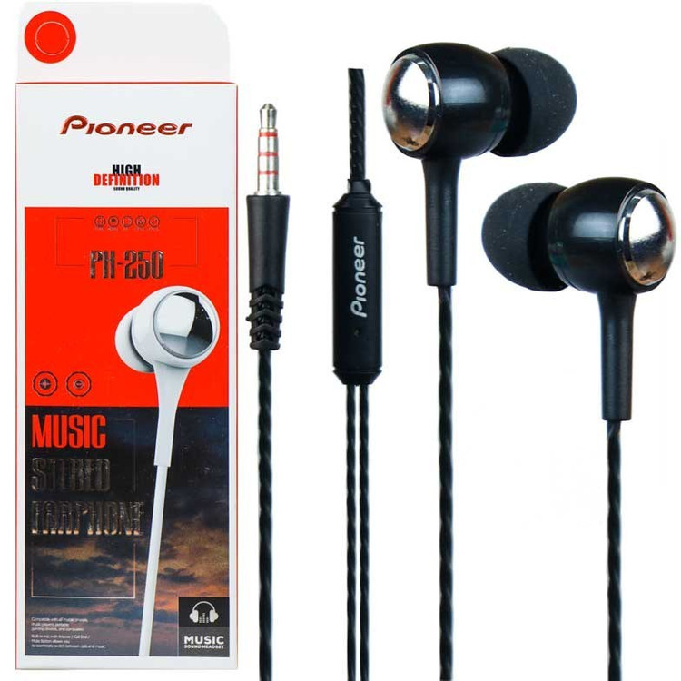 خرید و قیمت هندزفری با سیم پایونیر مدل PH-250 در اکسسوری استور