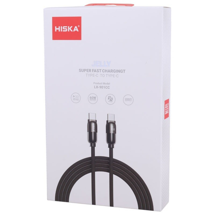 خرید کابل شارژ HISKA مدل LX-901CC با بهترین قیمت در اکسسوری استور