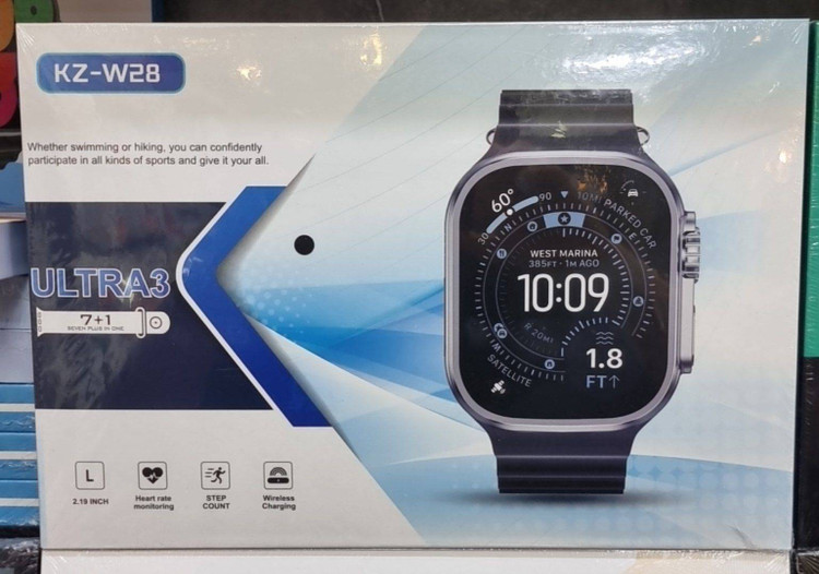 خرید ساعت هوشمند KZ-W28 Ultra 3 با بهترین قیمت در اکسسوری استور