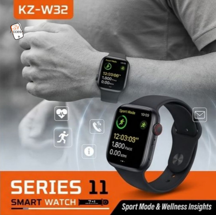 خرید ساعت هوشمند KZ-W32 Series 11 با بهترین قیمت در اکسسوری استور