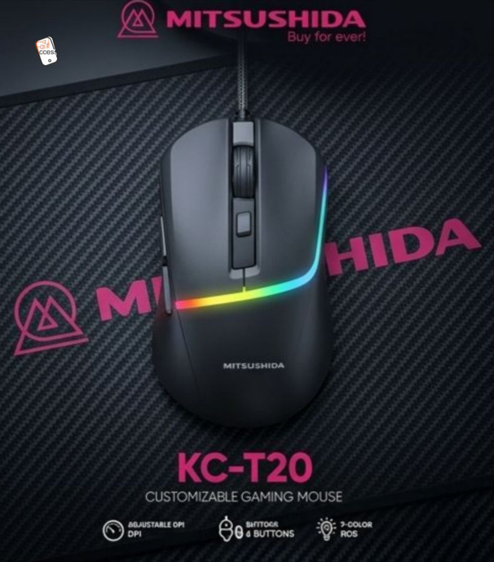 خرید و مشاهده قیمت ماوس گیمینگ Mitsushida KC-T20 در اکسسوری استور