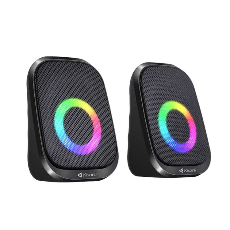 خرید و قیمت اسپیکر مینیاتوری Kisonli X27 با نور RGB در اکسسوری استور
