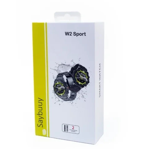 خرید و قیمت ساعت هوشمند SAYBUUY مدل W2 SPORT صفحه گرد