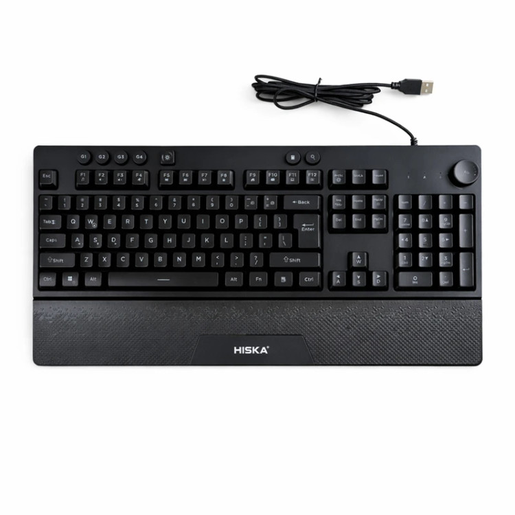 خرید و قیمت کیبورد مخصوص بازی هیسکا مدل HX-KEG405