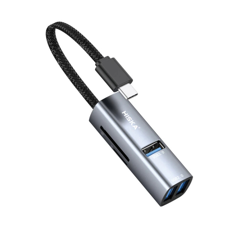 خرید و قیمت هاب پنج پورت USB-C هیسکا مدل HR-52