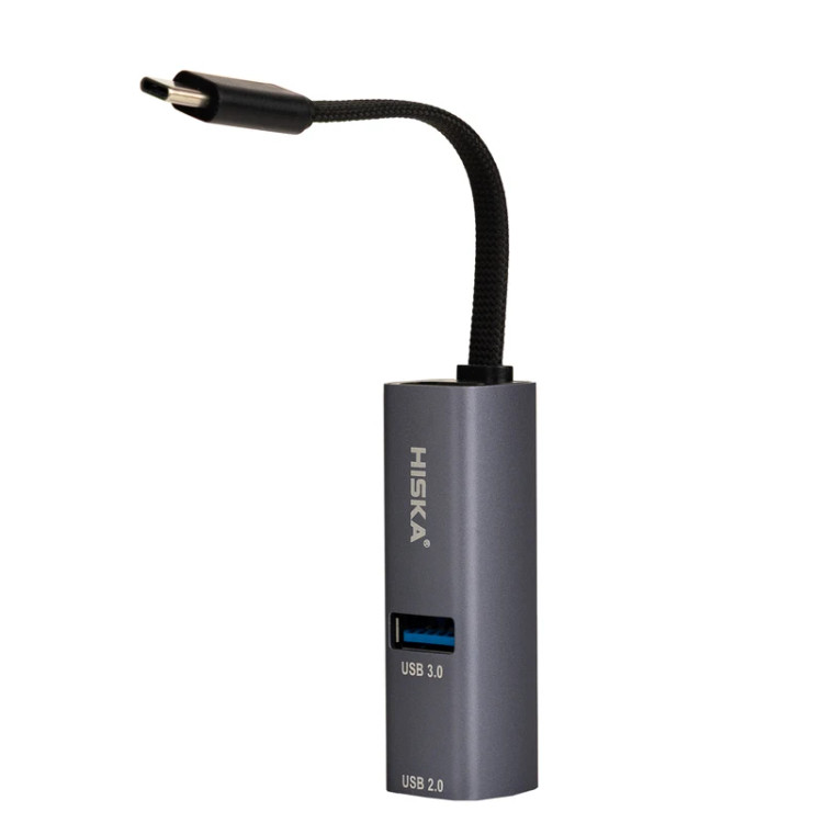 خرید و قیمت هاب پنج پورت USB-C هیسکا مدل HR-52