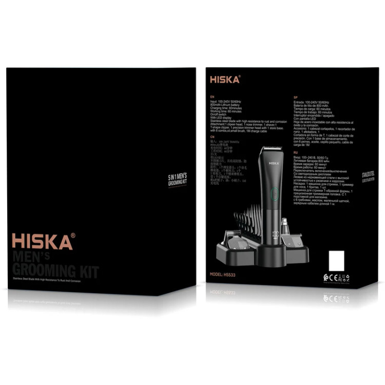 خرید وقیمت ماشین اصلاح موی سر و صورت هیسکا مدل H5533