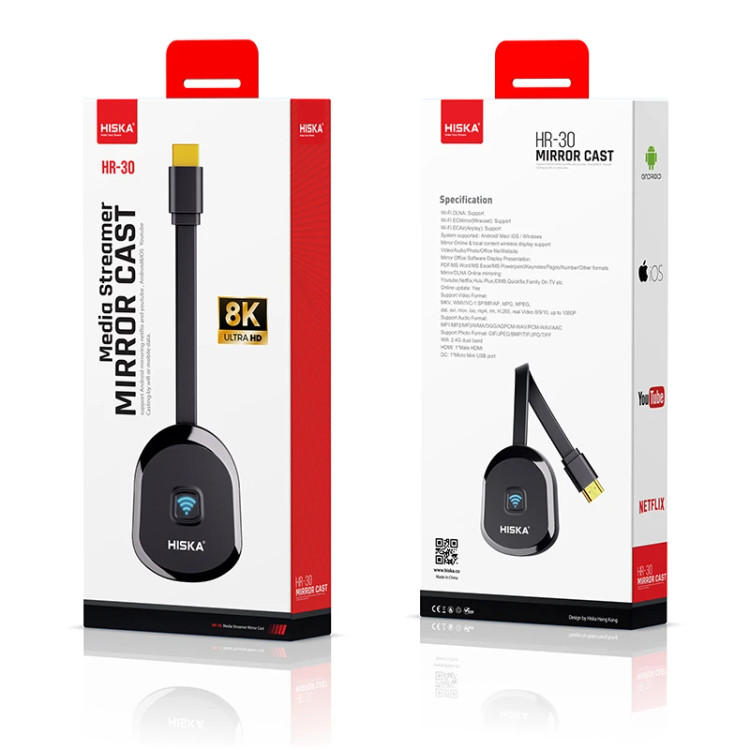خرید و قیمت HDMI دانگل هیسکا مدل HR-30