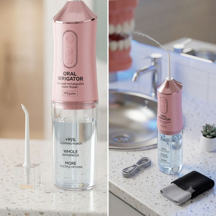خرید و قیمت دستگاه جرمگیری و شستشوی دهان و دندان واتر فلاسر Oral Irrigator در اکسسوری استور