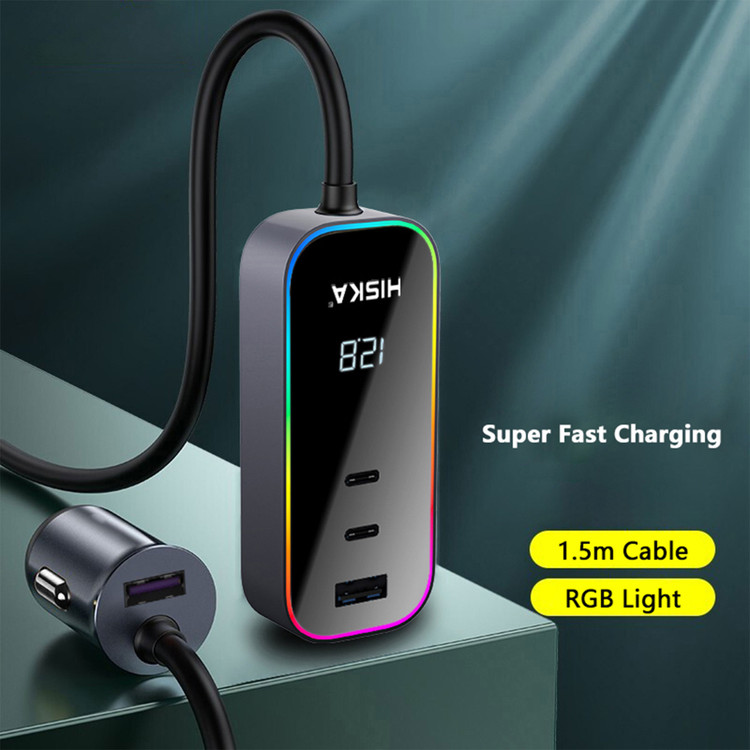 بررسی مشخصات و خرید شارژر فندکی هیسکا مدل HCC-328 با بهترین قیمت در اکسسوری استور