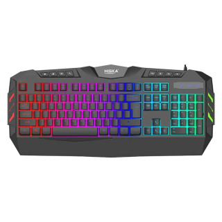 خرید کیبورد گیمینگ هیسکا HX-KEG400 RGB با بررسی قیمت در اکسسوری استور