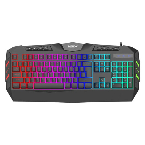 خرید کیبورد گیمینگ هیسکا HX-KEG400 RGB با بررسی قیمت در اکسسوری استور