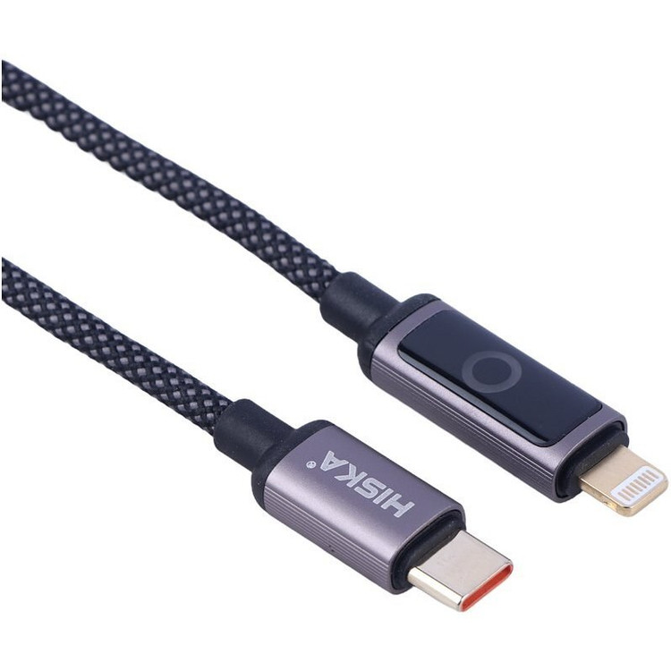 خرید کابل تایپ سی به لایتنینگ فست شارژ 30 وات هیسکا مدل LX-21CL با بهترین قیمت در اکسسوری استور
