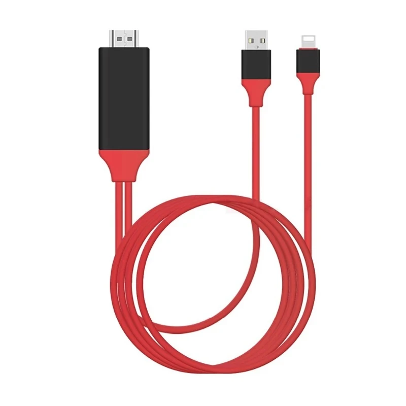 خرید و قیمت کابل تبدیل لایتنینگ به HDMI آکو مدل AUB8 در اکسسوری استور
