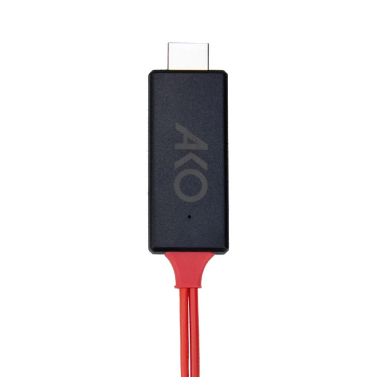 خرید و قیمت کابل تبدیل لایتنینگ به HDMI آکو مدل AUB8 در اکسسوری استور