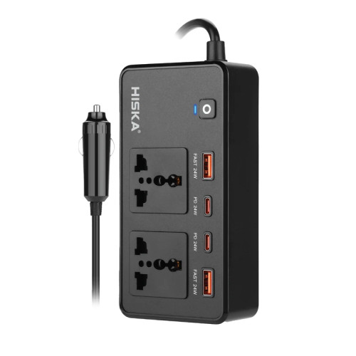 خرید و بررسی قیمت شارژر فندکی هیسکا مدل CH-5519 در اکسسوری استور