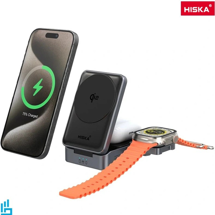 خرید شارژر وایرلس هیسکا مدل HR-15 با بهترین قیمت در اکسسوری استور