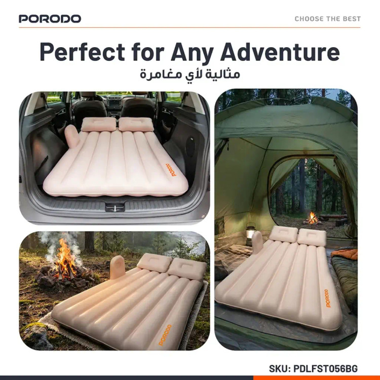 خرید و قیمت تشک بادی ماشین Porodo در اکسسوری استور